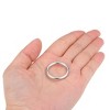 Unique Bargains Zinc Alloy Craft DIY Accessories Hardware Bag Belt O-Ring Buckles 10 Pcs - 3 of 3