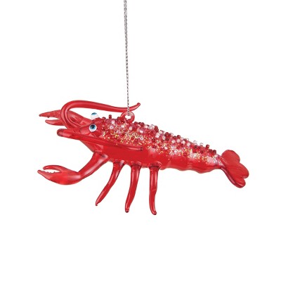 Gallerie II Blown Glass Lobster Christmas Xmas Ornament