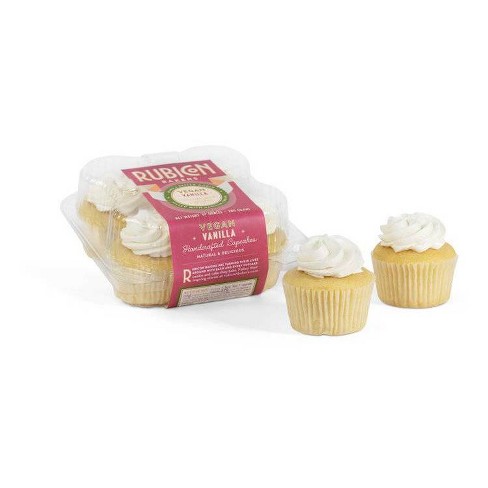 Rubicon Bakery Vegan Vanilla Cupcakes 10oz 4ct Target