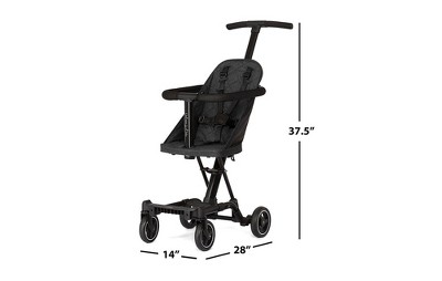 Black Aluminum Compact Lightweight Travel Stroller