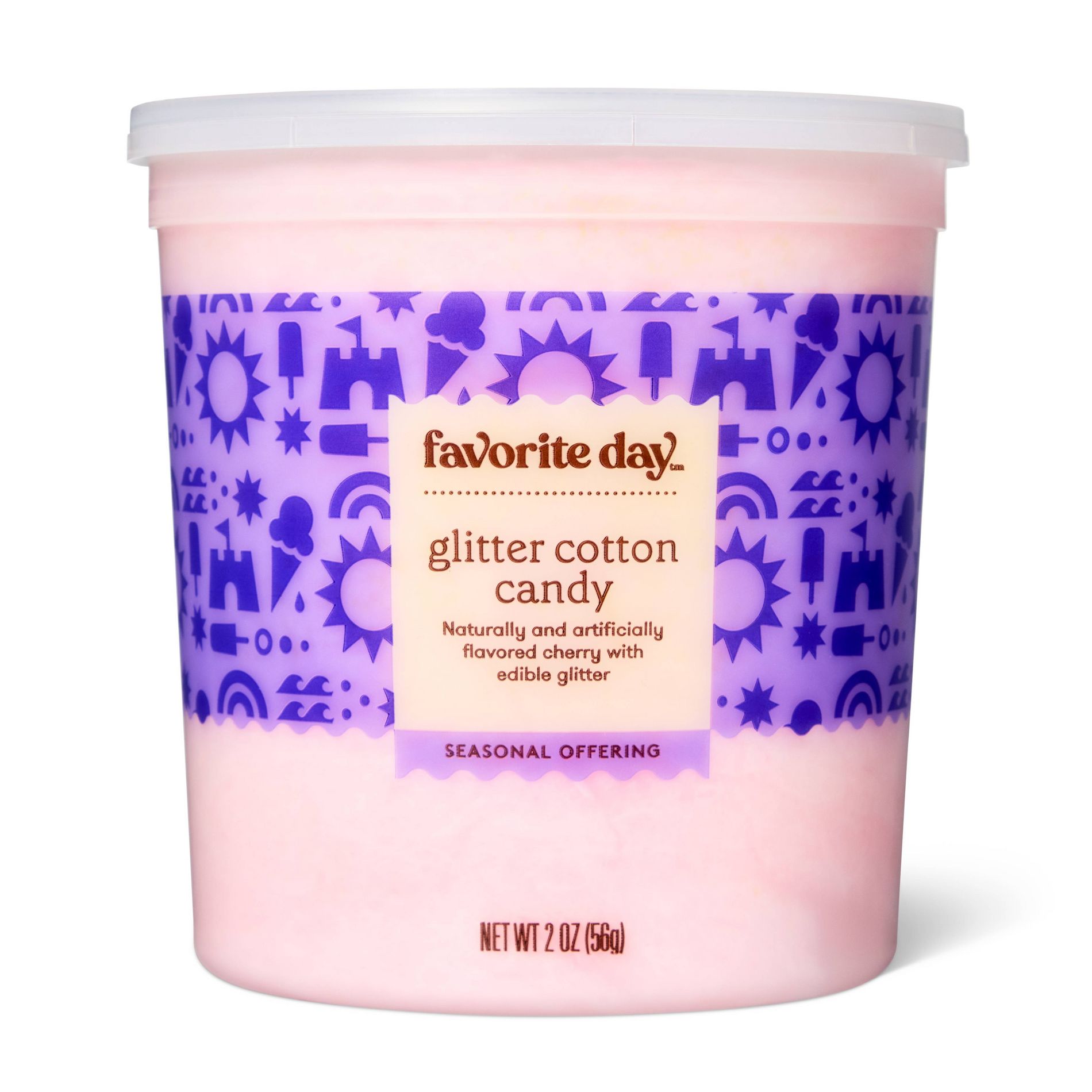Glitter Cherry Cotton Candy - 2oz - Favorite Day™