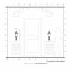 Livex Lighting Hamilton 3 - Light Post Light in  Textured Black - 2 of 2