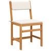 vidaXL 3 Piece Balcony Set with Cushions Solid Wood Acacia - 3 of 4