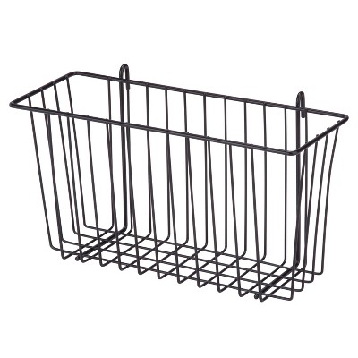 Honey-Can-Do Black Wire Basket Black