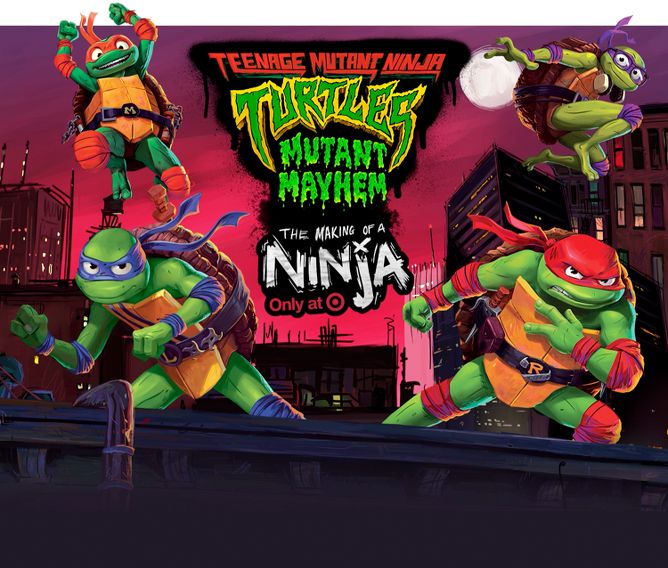 Teenage Mutant Ninja Turtles: Mutant Mayhem Turtle Tots Leo & Donnie Action  Figure Set - 2pk