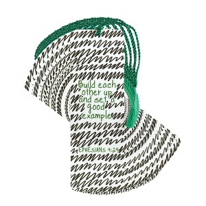 Dicksons Build Each Other Up Good Example Black Squiggly 6 inch Paper Tussled Bookmark Pack of 12 - 1 of 4
