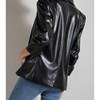 Women's Faux Leather Blazer - ee:some - 3 of 4
