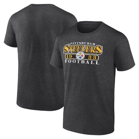 Nfl Pittsburgh Steelers Men s Gray Short Sleeve T shirt Target