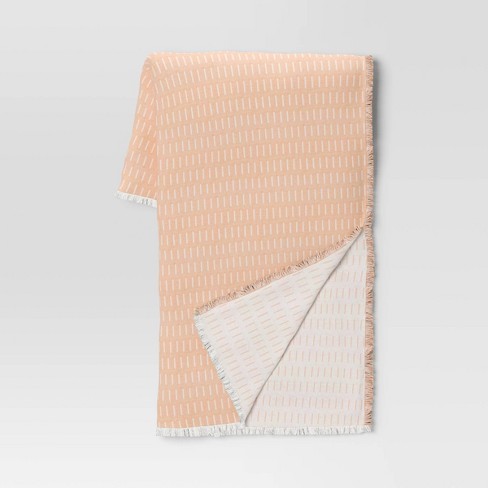 Orange throw blanket discount target