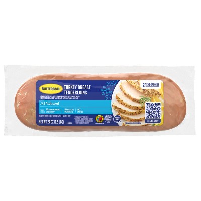 Butterball All Natural 98/2 Turkey Breast Tenderloins - 24oz