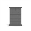 Sonoma 6 Drawer Chest in Black Lead - Tvilum - 2 of 4