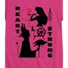 Girls' - Disney Princess - Heart Strong Aurora and Maleficent Fitted Short Sleeve Graphic T-Shirt - 2 of 4