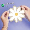 Big Dot of Happiness Tan Daisy Flowers Garland Banner, Boho Hanging Decorations, Groovy Floral Party Banner, 30 Feet of Cord, 15 Double-Sided Daisies - 3 of 4