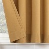54"x14" Archaeo Light Filtering Cotton Blend Button Tab Top Curtain Panel Camel: Transitional Indoor Decor - 3 of 3