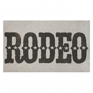 Stupell Industries Rodeo with Western Stars Printed Outdoor Imitation Sisal Door Mat, design by Sisi and Seb - 1 of 4