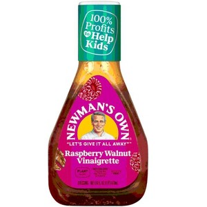 Newman's Own Raspberry Walnut Vinaigrette Salad Dressing, 16 oz Bottle (Pack of 2) - 1 of 1