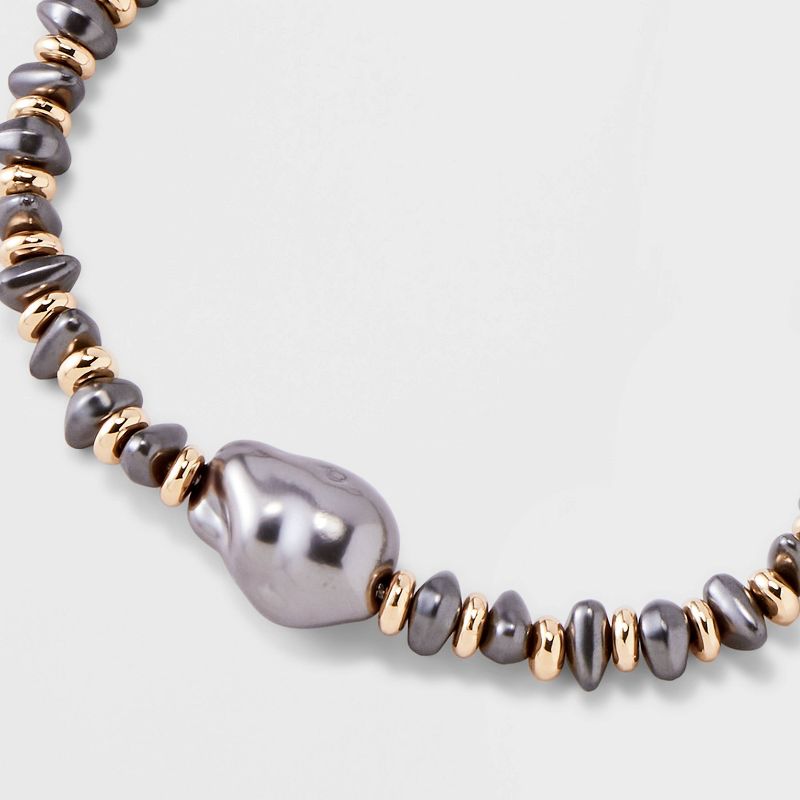 Organic Pearl Beaded Pendant Necklace - A New Day™, 5 of 7