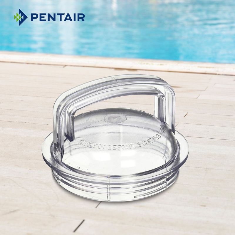 Pentair Strainer Pot Lid Replacement Compatible with Pentair WaterFall Specialty Inground Pump Models AFP-75, AFP-120, and AFP-150, 4 of 7
