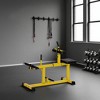 Soozier Adjustable Steel Seated Calf Raise Exercise Strength Training Gym Equipment, Yellow - 2 of 4