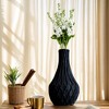 Rbied Modern Art Segmented Design Vase with a Three-Dimensional, Cut Shape, Suitable for Decorating with Single Stems of Flowers - 3 of 3