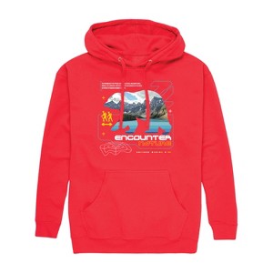 Men's - Instant Message - Encounter Nature Graphic Fleece Pullover Hoodie - 1 of 4
