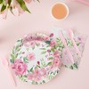 Blue Panda BLUE PANDA 144 Piece Vintage Style Tea Party Supplies, Includes Disposable Floral Paper Plates, Napkins, Cups, Cutlery - 4 of 4