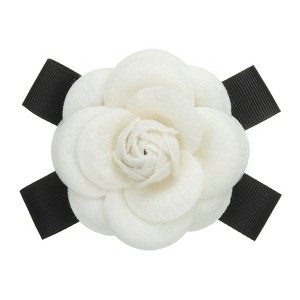Unique Bargains Faux Wool Hypoallergenic Camellia Flower Brooches