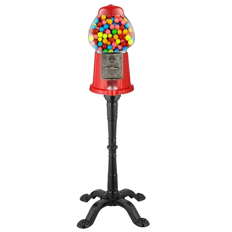 Great Northern Popcorn Vintage Gumball Machine With Stand – Red/Black, 2 of 5