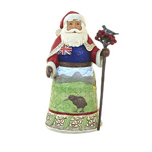 Jim Shore 7.0 Inch Hana Koko New Zealand Santa Santa Figurines - 1 of 3