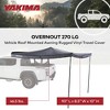 Yakima MajorShady 270 LH Vehicle Roof Mounted Awning Outdoor Rugged Vinyl Travel Cover 80 Square Feet Sun Protection Tent, Black - 4 of 4