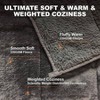 Weighted Blanket 15 Lbs, 80x87, Fleece Cozy Warm for King Queen Full Size Beds in Winter - 3 of 4