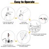 Yescom Brake Pressure Bleeder Manual Bleeding System 3L Refill Tank Extractor Bottle - 4 of 4