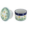 Blue Rose Polish Pottery 270 Ceramika Artystyczna French Butter Dish - 2 of 2