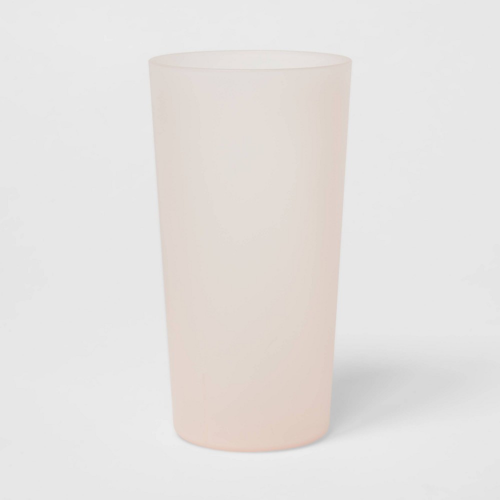 26oz Plastic Translucent Tall Tumbler Pink - Room Essentials