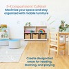 ECR4Kids 5-Compartment Mobile Storage Cabinet, 30in, 1 - 3 of 4
