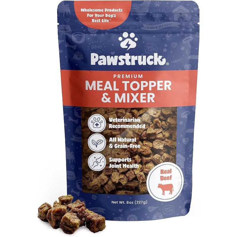 Pawstruck Premium Dog Food Meal Topper & Mixer for Picky Eaters - All-Natural Dry Dog Food Enhancer - 8 Ounce Bag, 1 of 10