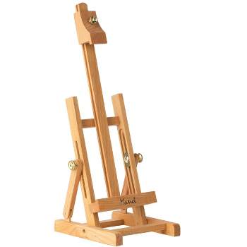 Creative Mark Monet Wooden French Easel With Linen Shoulder Carry Strap -  Portable LightWeight Art Easel with Storage for Adults - Ideal for