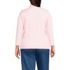 Lands' End Women's 3/4 Sleeve Supima Cotton Polo Shirt - 2 of 4