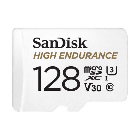 Sandisk 128gb High Endurance Uhs I Microsdxc Memory Card With Sd Adapter 100mb S Read 60mb S Write Target