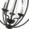 Livex Lighting Arabella 3 - Light Chandelier in  Black/Brushed Nickel - 3 of 4