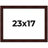 PosterPalooza | Distressed Brown Picture Frame - UV Acrylic, Backing Board, Hanging Hardware Included - 2 of 4