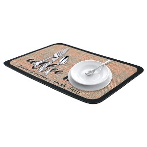 REGALWOVEN Large Diatomaceous Coffee Bar Mat, Quick Dry Dish Drying Mats for Kitchen Counter - 1 of 4