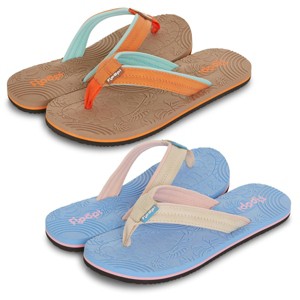 Floopi Womens Summer Thong Flip Flop 2 Pack - 1 of 4