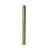 TAG Color Studio 10" Straight Taper Unscented Smokeless Paraffin Wax Candle Olive Green Burn Time 10 hrs. Set 12 - 2 of 2