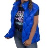 Women's Button Woven Puffer Vest - BUCKETLIST - 4 of 4