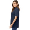 Woman Within Ribbed Short Sleeve Turtleneck - 3 of 4