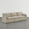 Spruce & Spring Modular Couch Oversized Sectional Sofa for Living Room, Taupe-3PC - 3 of 4