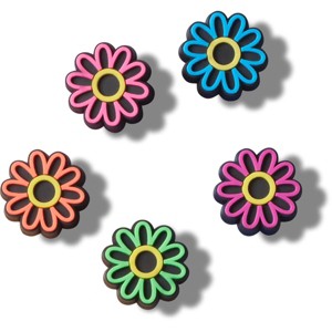 Crocs Jibbitz Electric Summer Daisy Light Up Shoe Charms 5-Pack - 1 of 4