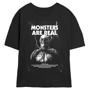 Juniors Stranger Things Monsters Are Real Vecna Portrait T Shirt - 1 of 4