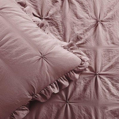 Lush Décor Ravello Pintuck Ruffle Skirt Bedspread & Sham Set, 5 of 11